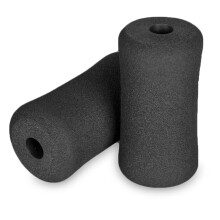 Par de almohadillas de espuma de esponja OTFAITP para pies, ideales para reemplazar equipos de gimnasio. Aptas para varillas de 2,5 cm (espuma de