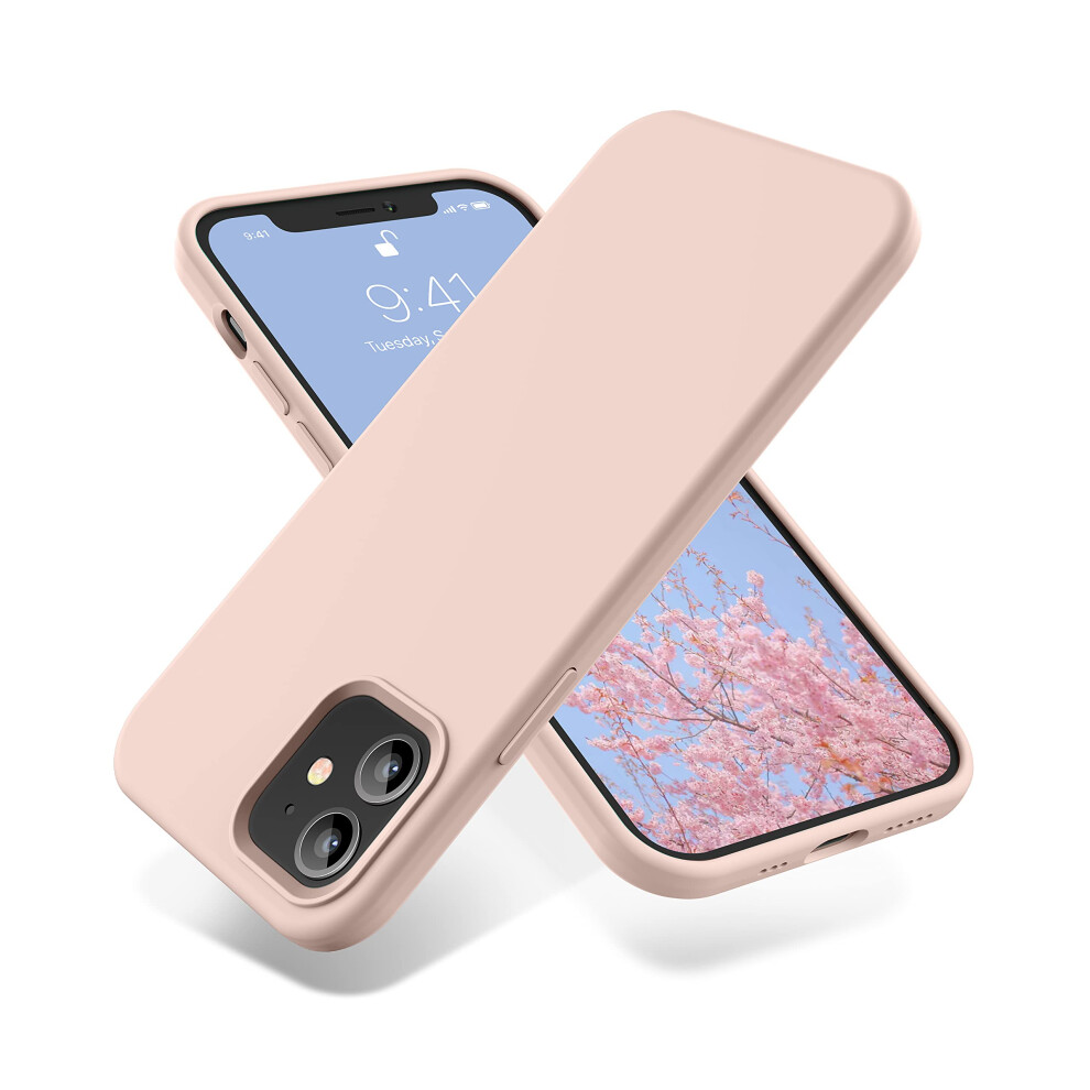 Otofly Compatible With Iphone 12 Case And Iphone 12 Pro Case 6.1 Inch(2020) [Silky And Soft Touch Series] Premium Soft Liquid Silicone Rubber Full-Bod 6901281730706