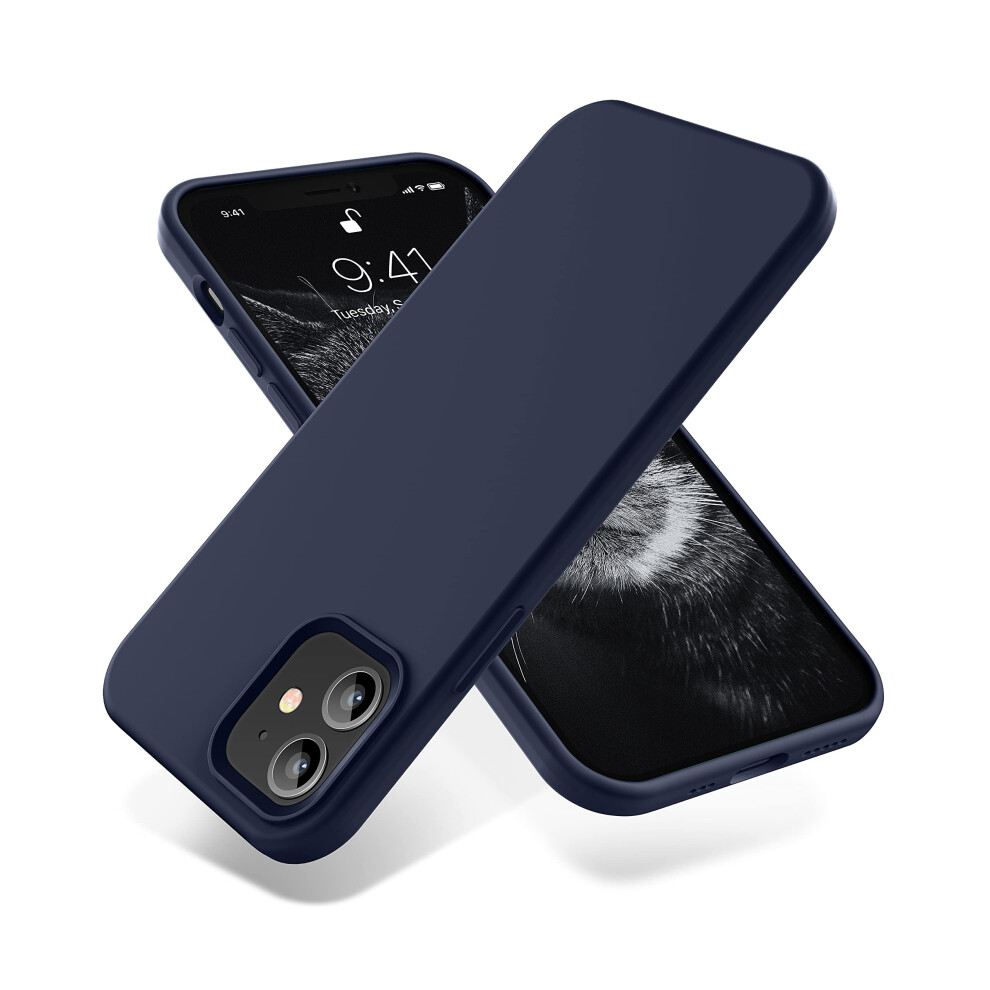 Otofly Compatible With Iphone 12 Case And Iphone 12 Pro Case 6.1 Inch(2020) [Silky And Soft Touch Series] Premium Soft Liquid Silicone Rubber Full-Bod 6901281730188