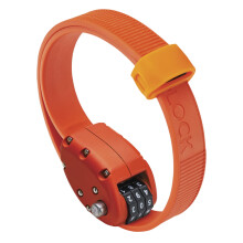 OTTOLOCK Combination Bike Lock Lightweight & Compact Theft Deterrent for Quick Stops Cycling E-Mobility & Outdoor Gear (OTTO Orange 18 Inch)