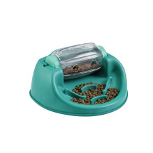 Outward Hound by Nina Ottosson Dog Spin N' Eat Dog Puzzle and Slow Feeder  Level 2 Intermediate Enrichment Toy  Green