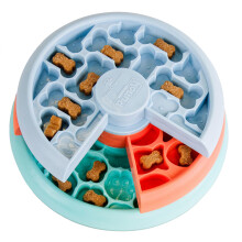 Outward Hound by Nina Ottosson Puppy Lickin' Layers Interactive Dog Puzzle Feeder  Level 2 Intermediate Enrichment Toy  Multicolored