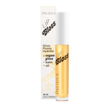 Pacifica Plumping Lip Gloss - Lip Bloss Tinted Lip Balm Treatment - Vaniljbnsmak - terfuktande Hgglans Lngvarig Glans Jojobaolja Vegan & Crue