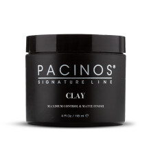 Pacinos Signature Line Clay Hair Paste - Langdurige stylingwax met stevige grip voor alle haarstijlen 4 Oz
