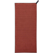 Packtowl Luxe Lightweight Microfiber Camping and Travel Thandduk Terracotta Beach