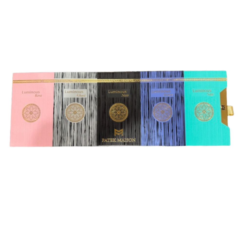 Patek Maison Perfume For Women And Men Luminous Discovery Gift Set Mini Vial Sampler Sprays Edp 0.10 Fl Oz