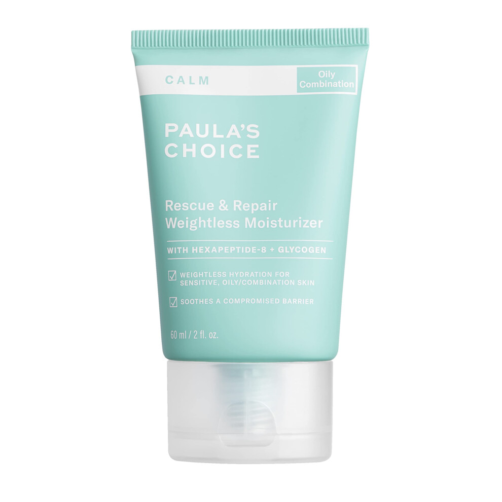 Paula's Choice CALM Rescue & Repair Moisturizer for Sensitive  Oily + Combination Skin  Soothes Redness  Suitable for Rosacea-Prone & Eczema-Prone Ski