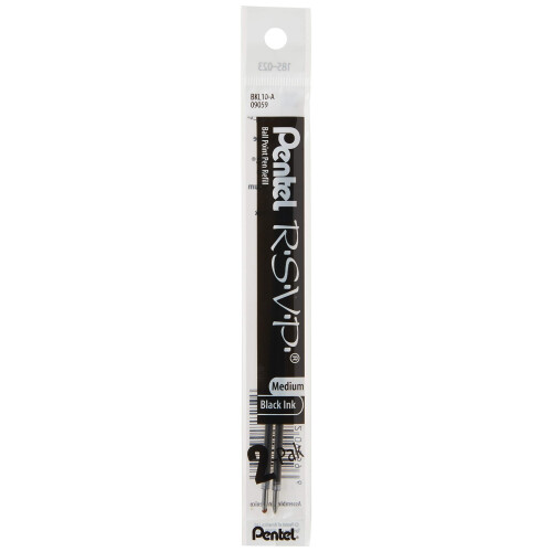 Pentel ?e???? Pentel Refill ??a st??? Pentel RSVP BK91, ?a??? ?e???? ?esa?a? ??a????, s?s?e?as?a 2 te?a???? (BKL10-A) 1