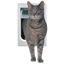 Perfect Pet Tubby Kat Κατα Door με 4 Way Lock και LEXAN Flap, 7 1/2" x 10 1/2" Flap Size
