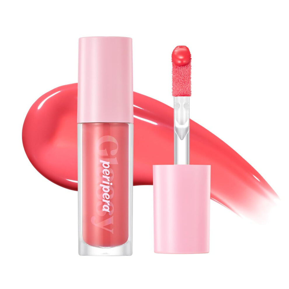 Peripera Ink Glasting Lip Gloss | Non-Sticky High-Shine 4XL Wand For Easy Application Comfortable Plumping Fuller-Looking Lips Moisturizing Lon