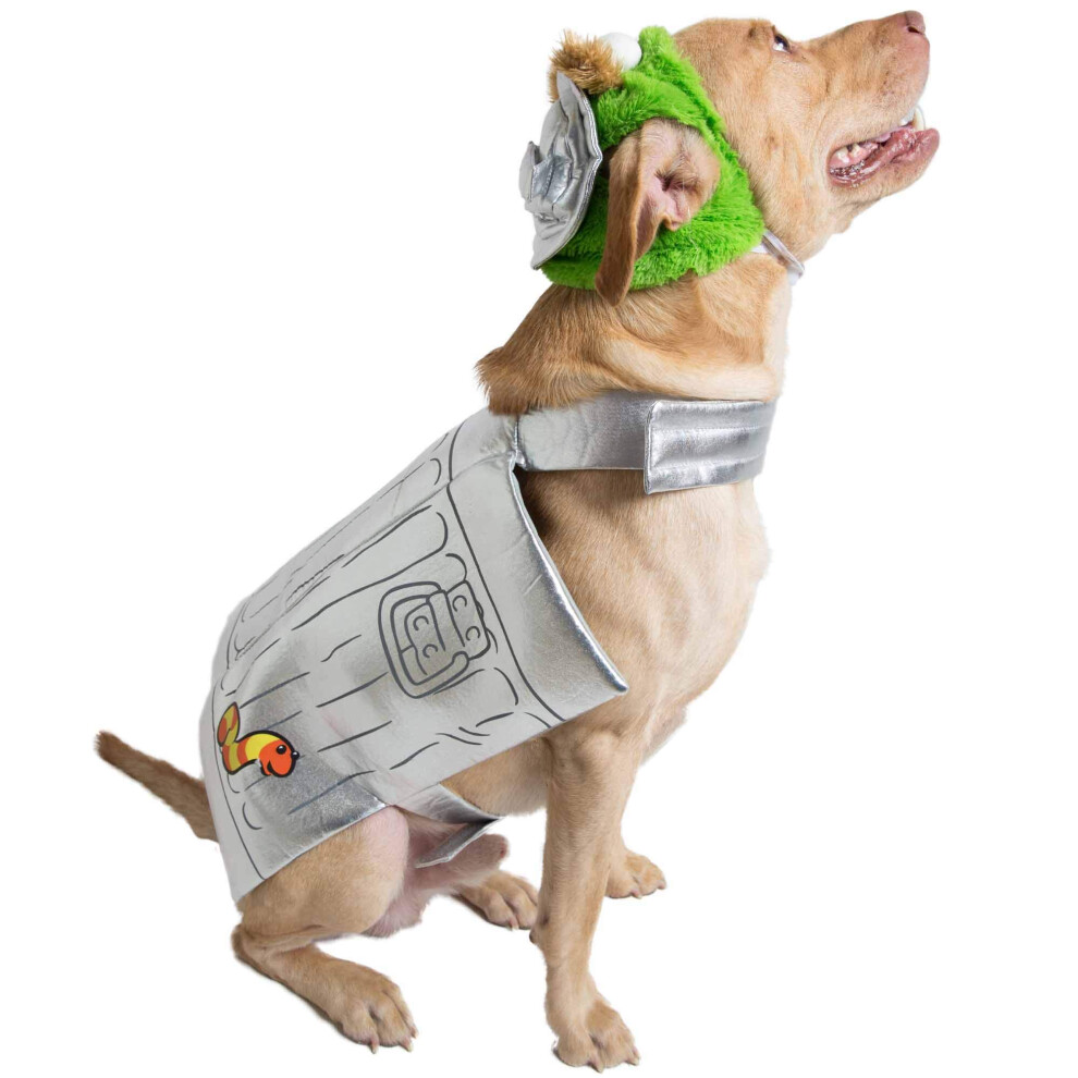 Costume pour chien Oscar le Grouch de Pet Krewe, grand format – Convient aux petits, moyens, grands et très grands animaux – Parfait pour Hallowe