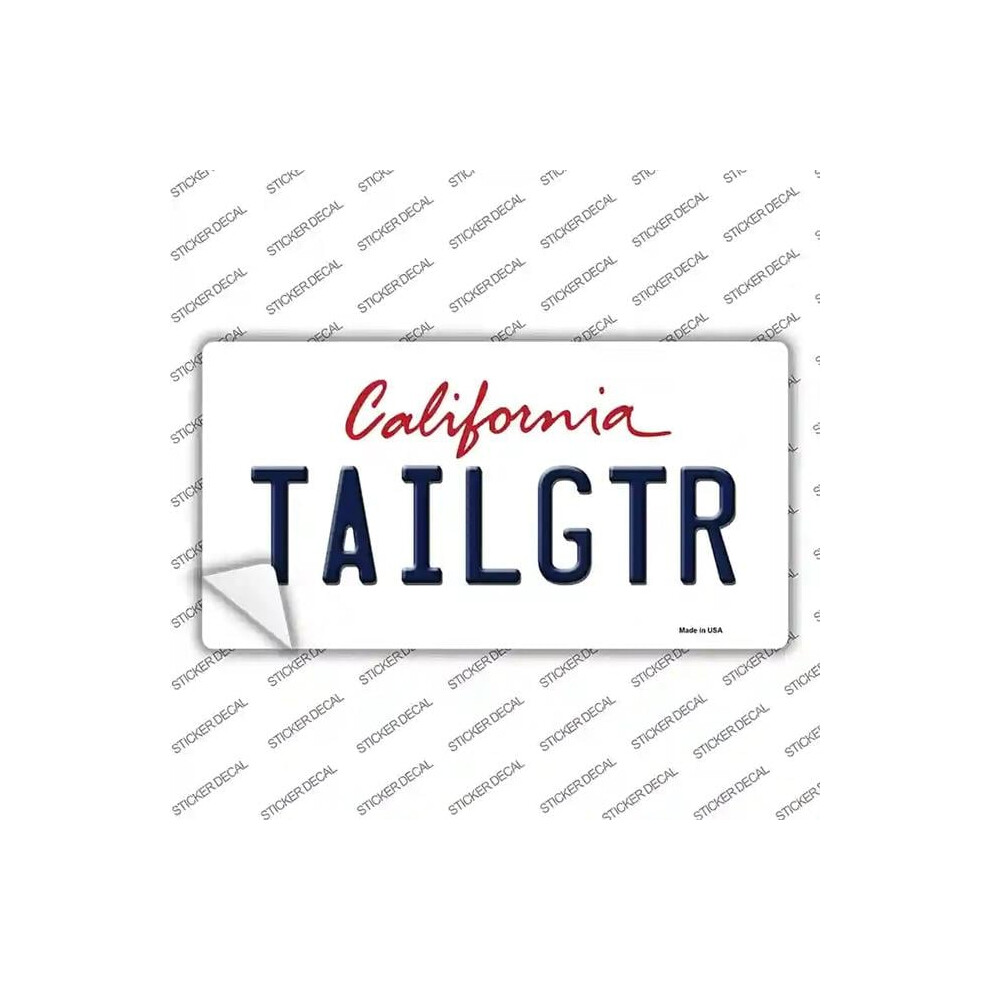 Smart Blonde Lp-3671S-L Tailgtr California Novelty Sticker Decal - Large 792636417214