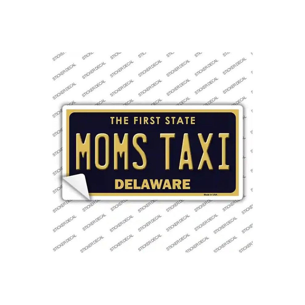 Smart Blonde Lp-6729S-L Moms Taxi Delaware Novelty Sticker Decal - Large 792636417641
