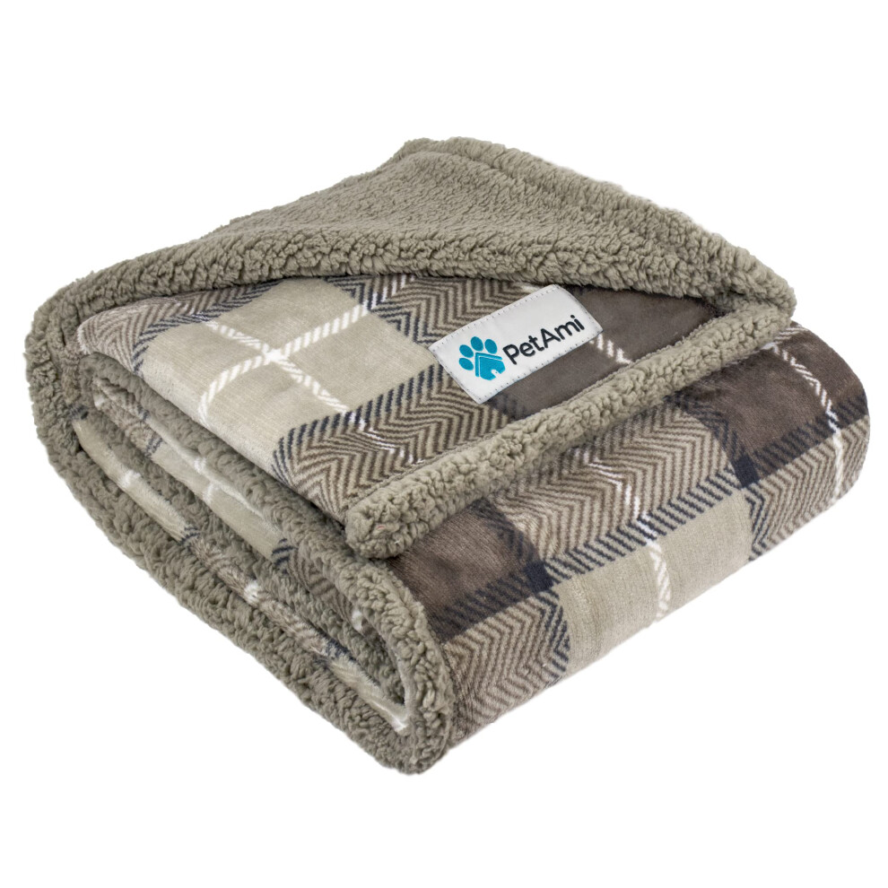 Couverture pour chien PetAmi XL, couverture pour animaux de compagnie, grands chiens, polaire, housse de protection pour canap   , voiture, cage, c