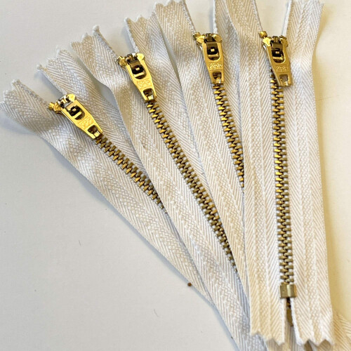 PetiteCocoCrafts Δακτύλιοι Ζipper Μετάλλου 6PCS/Pack (Κατασκευασμένο στην Κορέα) 4", 5", 5.5", 6", 6.5", 7" 1