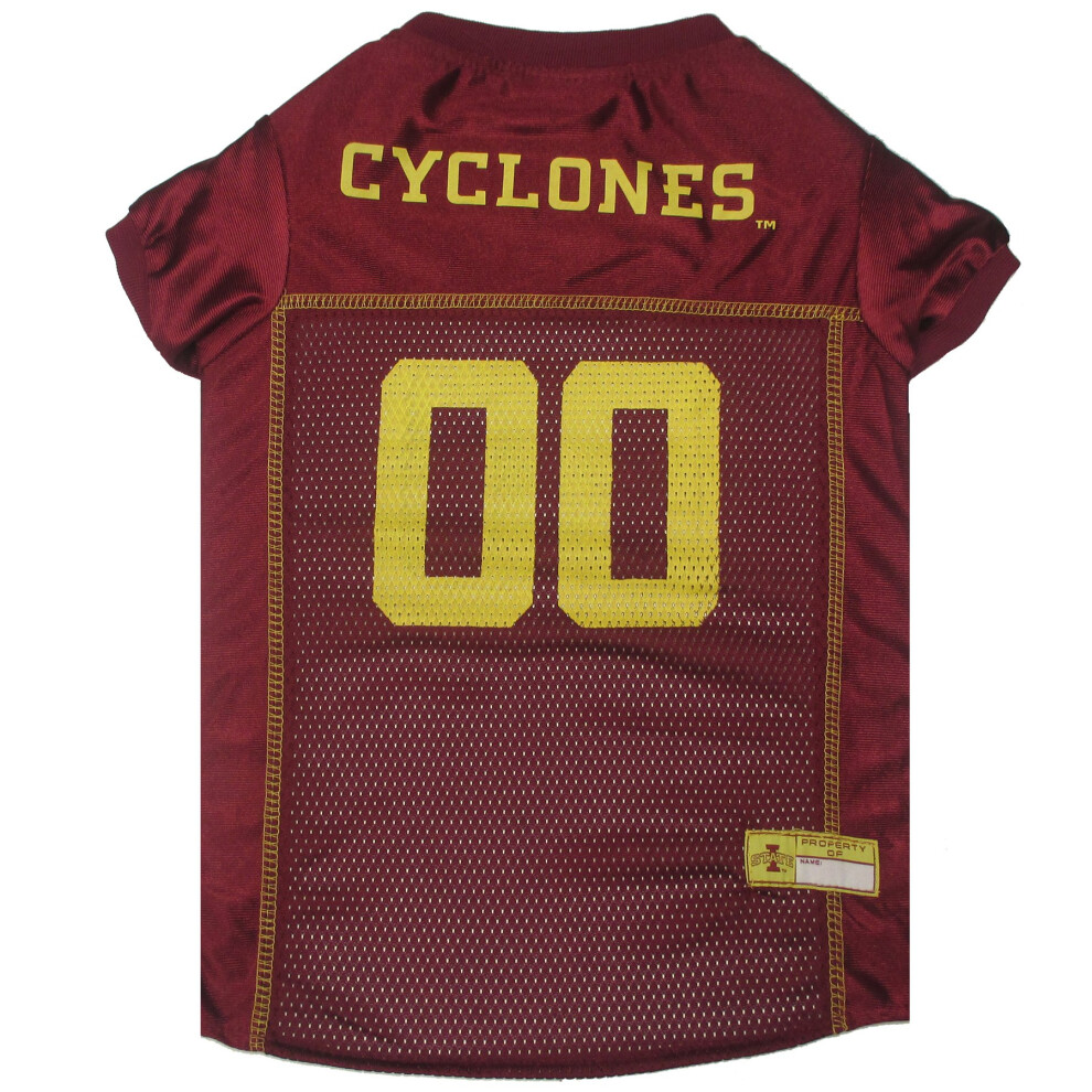 Photos - Dog Clothing Pets First NCAA College Iowa State Cyclones Mesh Jersey for DOGS & CATS Medium. Licensed Big Dog Jersey with your Favorite F 