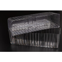 Duidelijke Plastic Inzetstukken voor Houten Dozen en Plantenbakken (10,5" x 3" x 3,5") (Verpakt per 12)