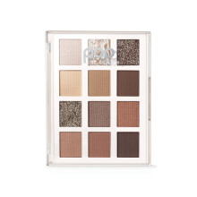 POP Beauty LIGHTSHOW PALET | BASIC - Oogschaduwpalet 12 tinten Complementaire kleuren Multi-textuur Rijkelijk gepigmenteerd | Mat metallic satijnglit