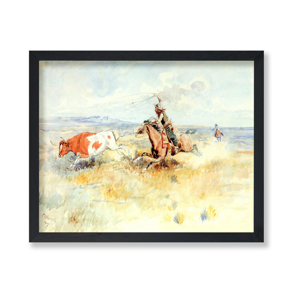 - Western Art - Wild West Art - Cadeau pour lui et elle - Dcor de paysage pour le salon ou le bureau de la chambre - 11x14 Art mural sans cadre