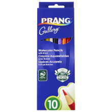 Akvarelov pastelky Prang vcetne tetcu Ruzn barvy 10 (23650)