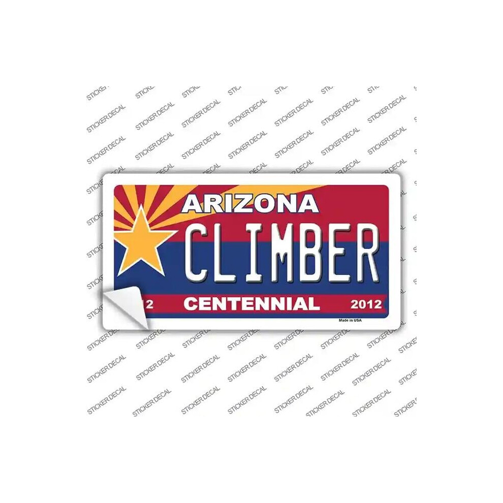 Smart Blonde Lp-6827S-S Arizona Centennial Climber Novelty Sticker Decal - Small 792636418426