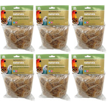 Prevue Pet Products 6 Pacote de Cama de Coco para Aves e Animais Pequenos/Médios