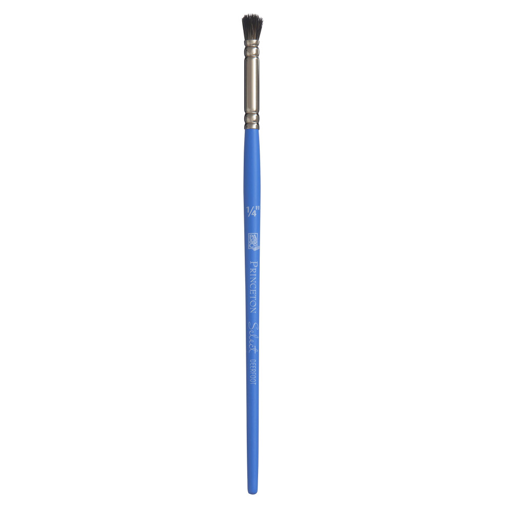 Princeton Select Artiste Series 3750 Paint Brush For Acrylic Watercolor And Oil Deerfoot 1/4 Inch 757063375438