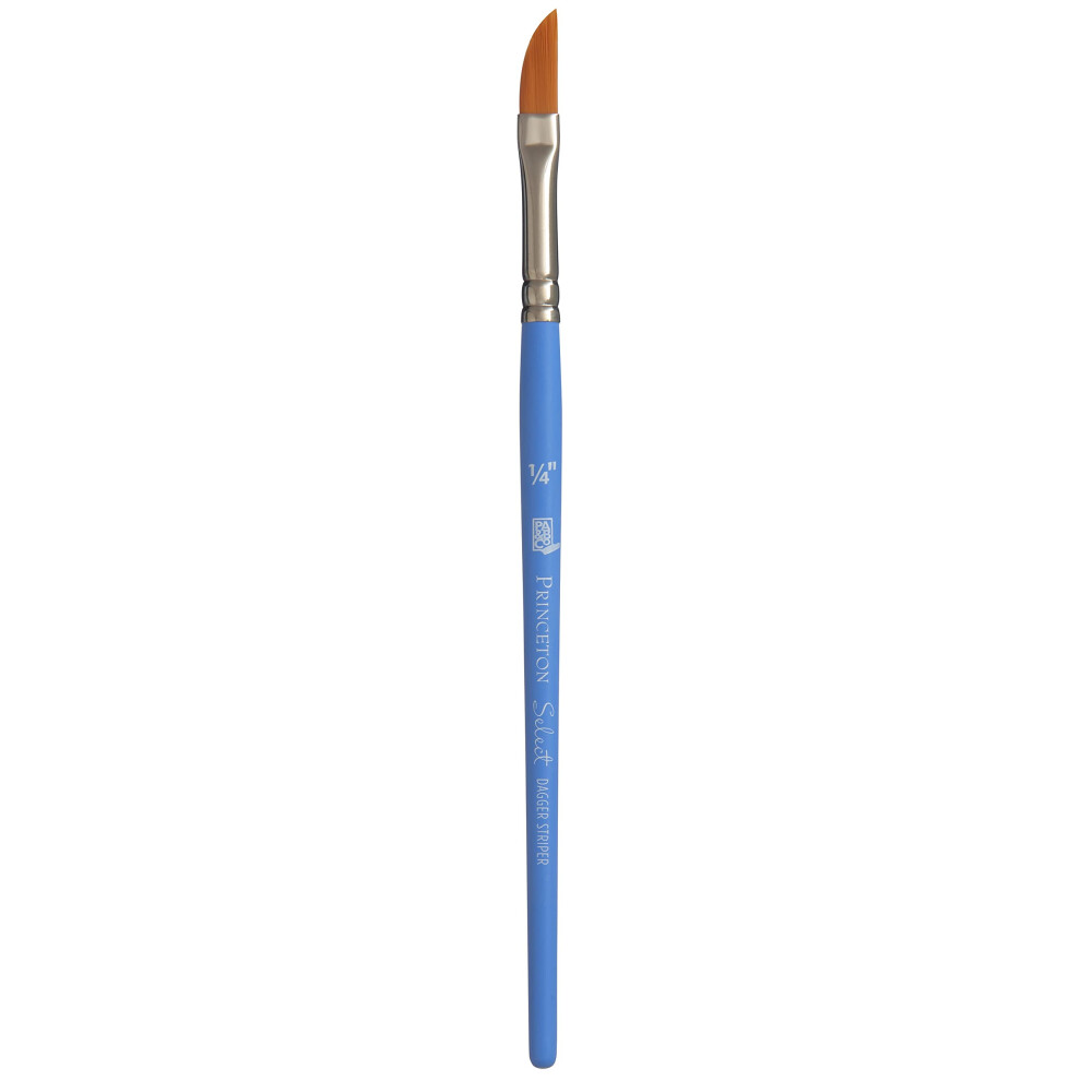 Princeton Kunstenaar Bru Princeton Select Artiste Series 3750 Paint Brush For Acrylic Watercolor And Oil Dagger Striper 1/4 Inch