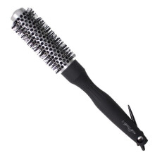 Professional Salon Round Brush with Ceramic Coating for Blow Drying - Salon Blowout Styling. Quick Styling and Voluminous Hair. (1 Inch)