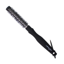 Professional Salon Round Brush with Ceramic Coating for Blow Drying - Salon Blowout Styling. Quick Styling and Voluminous Hair. (0.6 Inch)