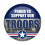 Proud To Support Our Troops Button 1