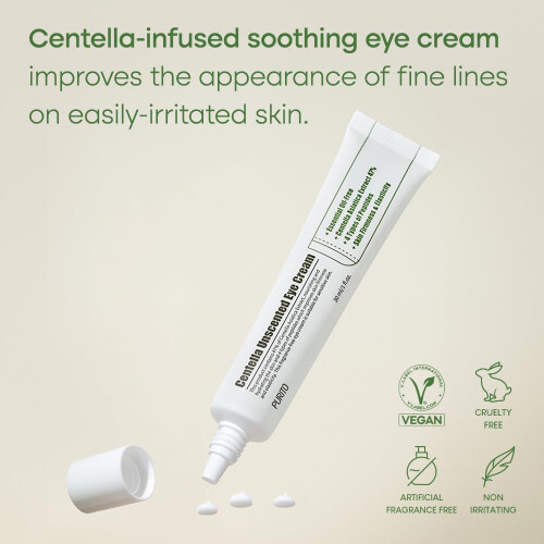 Purito, Centella Oogcrème, Ongeurt, 1 fl oz (30 ml) 1