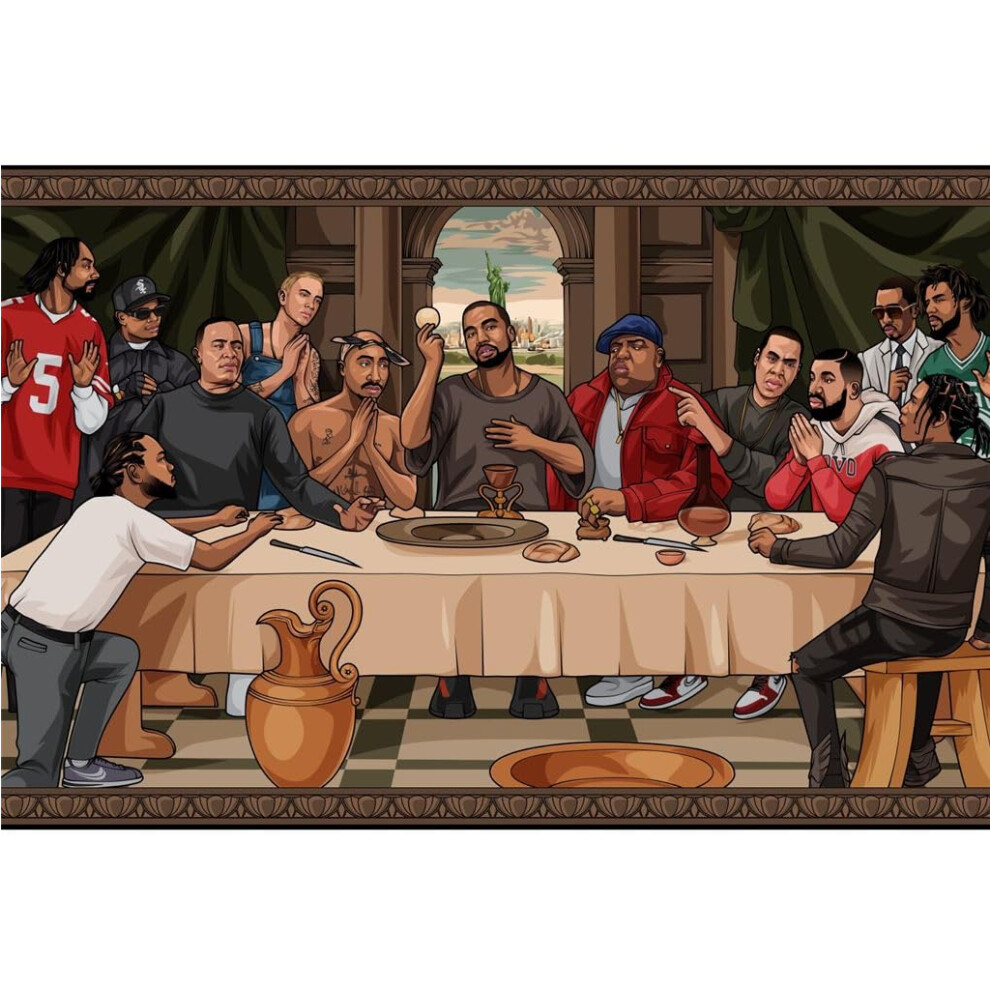 Piramide Internationaal Pyramid International The Last Supper Of Hip Hop 61 X 91.5Cm Maxi Poster