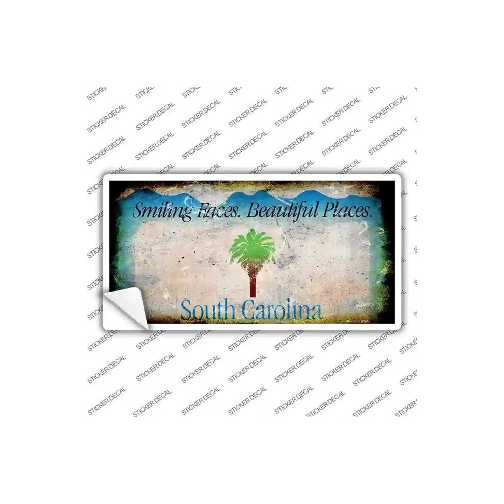 Smart Blonde Lp-8157S-Xl South Carolina State Rusty Novelty Sticker Decal - Extra Large 792636422003