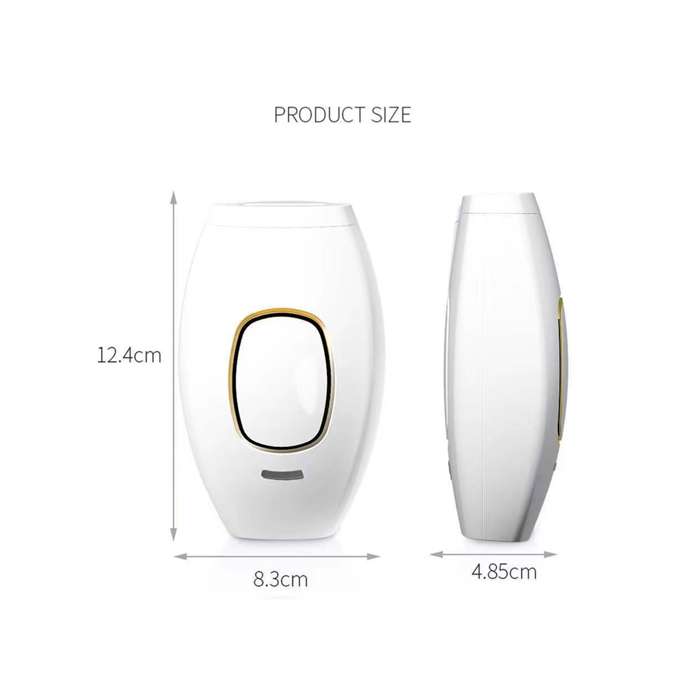 Depiladora LáSer De 5 Niveles Para Bikinis, Pulsaciones, Indolora, Recortadora EléCtrica, Blanca, Con Enchufe Europeo.-image