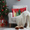 QIANHED Almofada Vermelha de Natal, 12X20 Polegadas, Árvore Colorida de Natal e Flocos de Neve 4