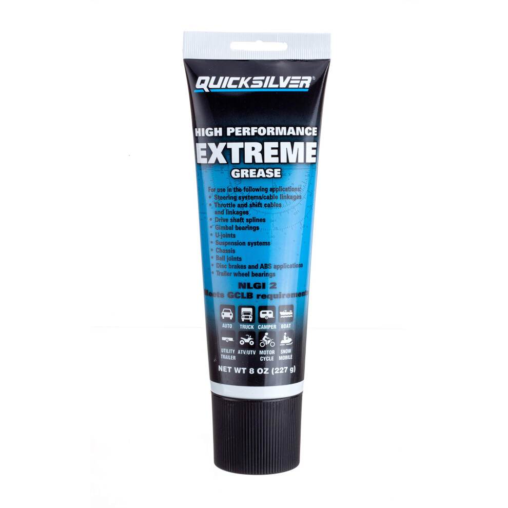 Quicksilver 8M0071838 High Performance Multi-Purpose Extreme NLGI 2 Marine Grease - 8 Oz. Tube-image-OPC-PFKRPJS-NEW