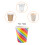 QWORK Koppdispenser, Vattendispenser Engångskopphållare för 7oz - 12oz 4