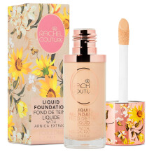 Rachel Couture Lightweight Liquid Foundation with Buildable Coverage & Matte Finish | Vegan & Cruelty-Free | Skin-Nourishing Arnica Extract Infusion