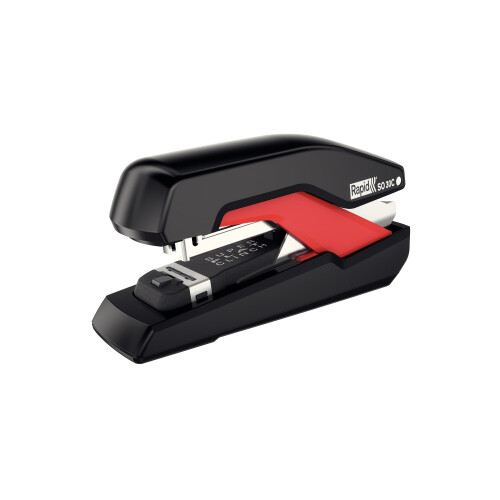 Rapid Heftgerät - Rapid - Supreme Compact SO30C - Schwarz Rot - OmnipressTM - FlatClinchTM