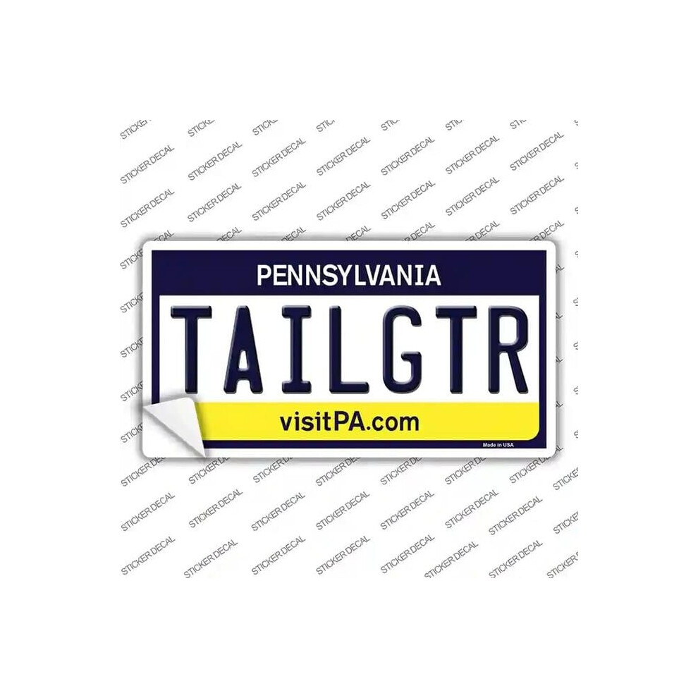 Smart Blonde Lp-3687S-Xl Tailgtr Pennsylvania Novelty Sticker Decal - Extra Large 792636417269