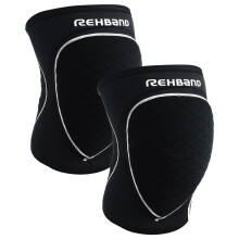 Ginocchiere Rehband per pallavolo, pallamano e sport indoor. Protezioni per ginocchia in neoprene. Comode e aderenti. Ginocchiere sportive ammort
