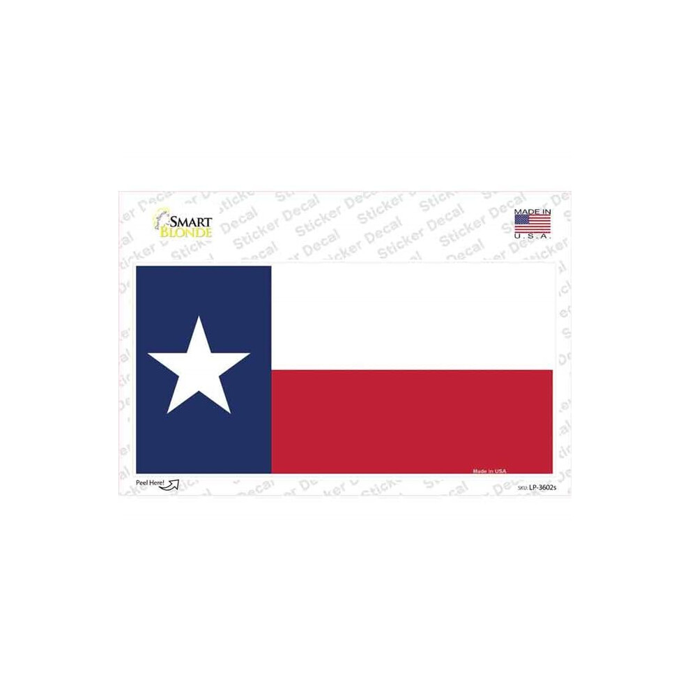 Smart Blonde Lp-3602S-M Texas State Flag Novelty Sticker Decal - Medium 792636416347
