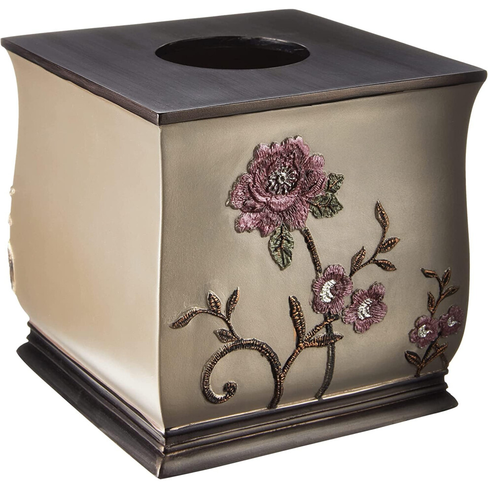 Pokrowiec Na Tkanki Zywicy Do Nowoczesnego Wystroju Domu - Minimalistyczny Kwadratowy Uchwyt Na Tkanke Do Pokoju Goscinnego Sypialnia W Lazience-image