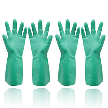 Gants de nettoyage reutilisables Gants de nettoyage Petits gants de maison avec la doublure en coton sans latex Plaber impermeable lavage des gan
