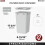 Rev-A-Shelf Polymer Replacement 27 Quart Trash Bin Recycle Waste Garbage Container for Kitchen Cabinet Pullouts  Black  2 Pack  RV-1024-18-2 4