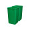 Rev-A-Shelf Polymer Replacement 27 Quart Trash Bin Recycle Waste Garbage Container for Kitchen Cabinet Pullouts  Green  2 Pack  RV-1024-19-2 1