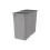 Rev-A-Shelf Polymer Replacement 27 Quart Trash Bin Recycle Waste Garbage Container for Kitchen Cabinet Pullouts  Metallic Silver  2 Pack  RV-1024-17-2 1
