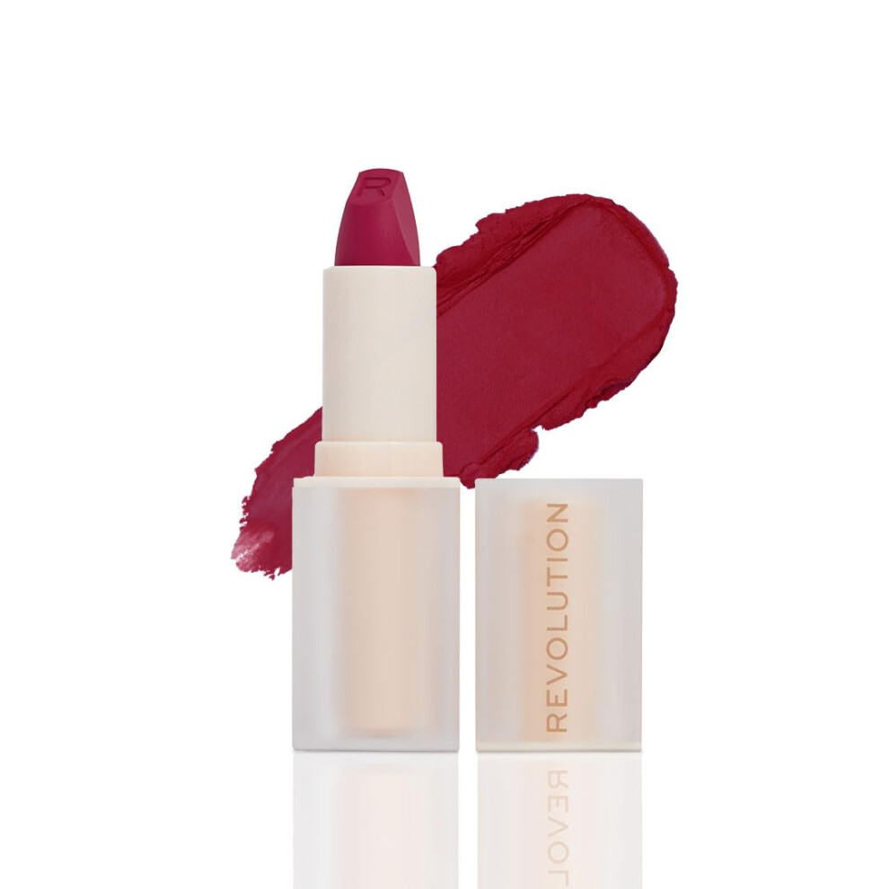 Makeup Revolution Revolution Beauty, Lip Allure Soft Satin Lipstick, Highly Pigmented & Smudge Proof, Long Lasting Creamy Satin Finish, Contains Vitamin E, Material Gir - Image 5