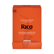 DAddario Woodwinds Rico Caas para saxofn Alto Sax RJA0120-B50 Fuerza 2.0 Paquete de 50